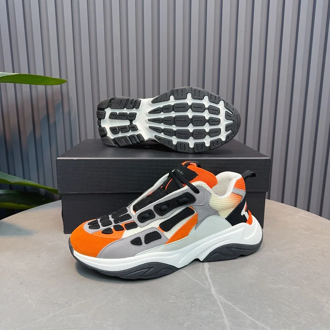 Men's shoes 💰740💰 AMIRI AMIRI fashion brand hot sale 🔥 Available all year round ✅ Official website synchronization Imported fabrics 1⃣️ vs 1⃣️ replica, original factory special original sole, 38-45 (38.45. Non-refundable)
